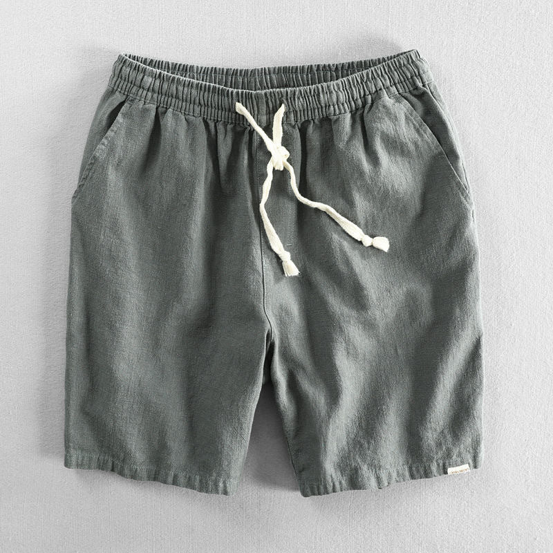 Short homme coupe droite, coloris Gris
